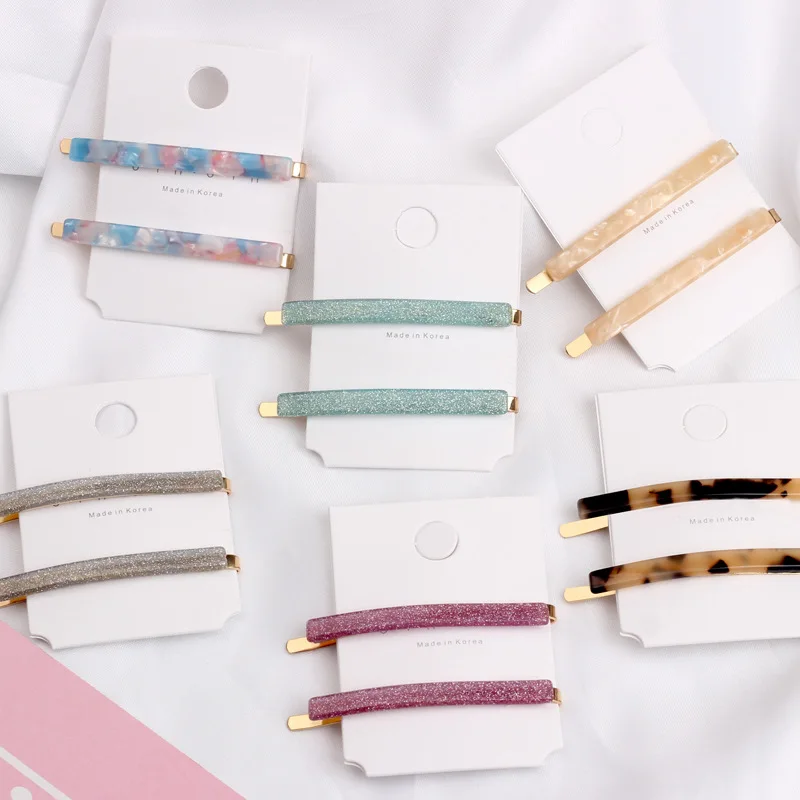 1pair 2019 Japan Acetate Chic Minimalist Cute Acrylic Hair Clip Colorful Hair Grip Barrettes Hairpin Hair Accessories for Women
1pair 2019 Japan Acetate Chic Minimalist Cute Acrylic Hair Clip Colorful Hair Grip Barrettes Hairpin Hair Accessories for Women