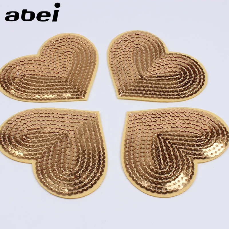 5pcs/lot Sequined Gold Heart Stickers DIY Iron On Sew On Love Patches For Sweater Hats Pants Jeans Backpack bag Decoration Patch
5pcs/lot Sequined Gold Heart Stickers DIY Iron On Sew On Love Patches For Sweater Hats Pants Jeans Backpack bag Decoration Patch