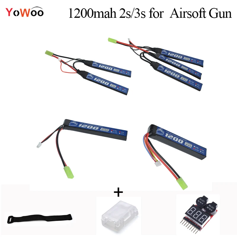 YOWOO высокое зарядное устройство скорость Lipo 2 S 3 батарея Airsoft пистолет Модель 7 4 В 11