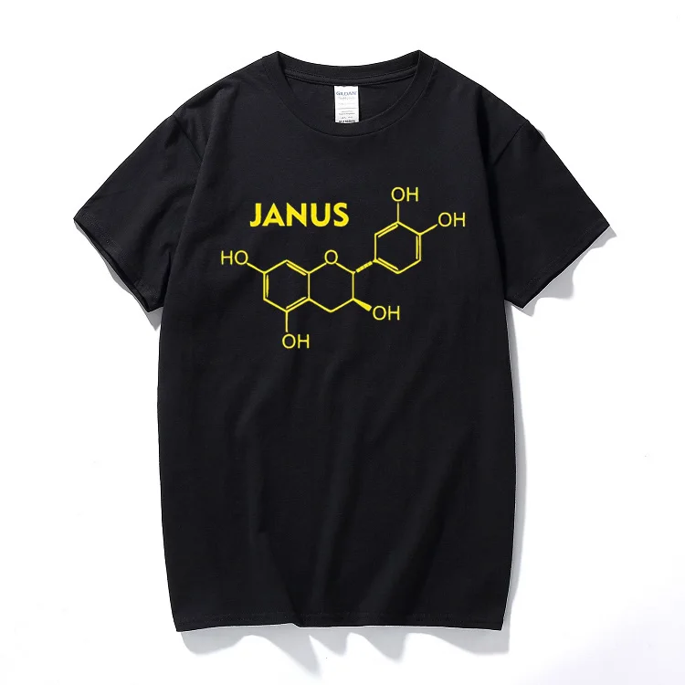 Фото Футболка с изображением молекул Janus забавная футболка в стиле - купить
