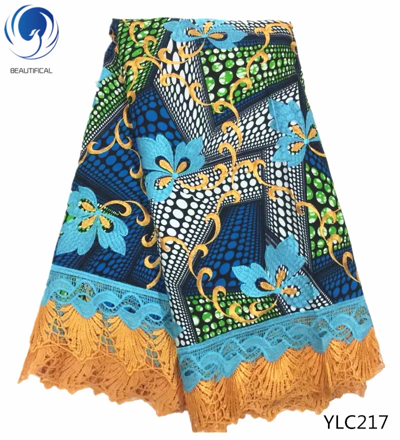 African wax lace fabric hot sale latest arrival Ankara wax with guipure cord lace fabric for Nigerian wedding party YLC215-223
African wax lace fabric hot sale latest arrival Ankara wax with guipure cord lace fabric for Nigerian wedding party YLC215-223