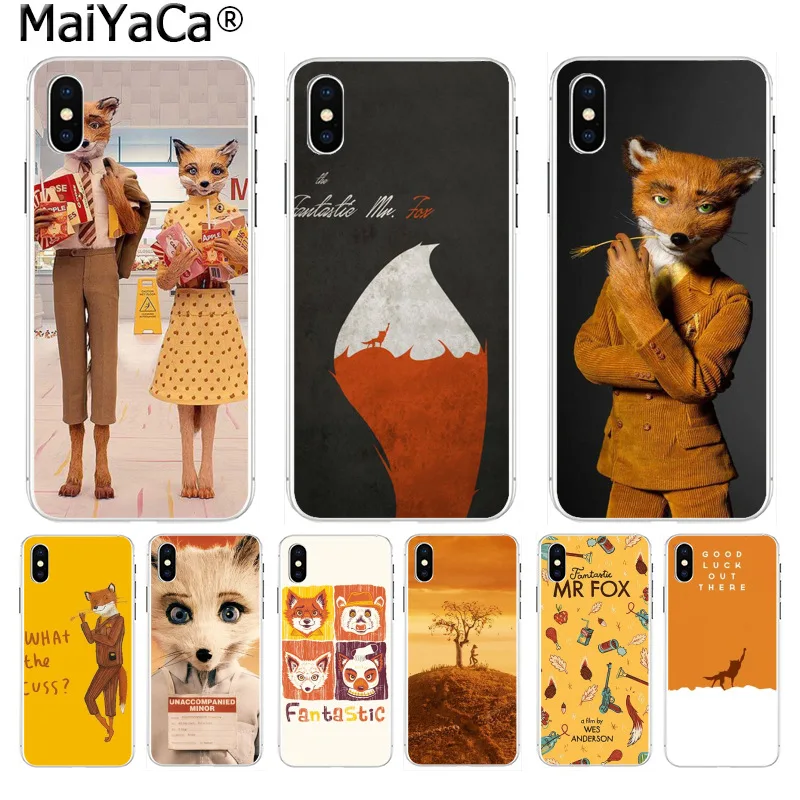 Фото Простые Чехлы MaiYaCa Fantastic Mr. Fox Модный Цветной чехол для iphone SE 2020 11 pro - купить