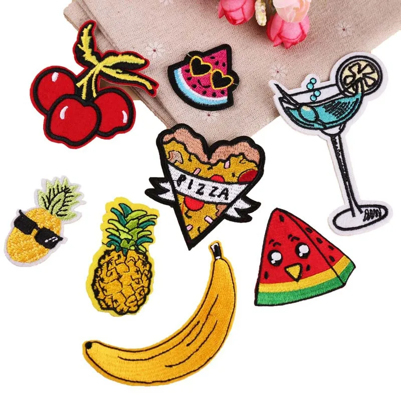 Food Banana Cherry Fruit Embroidery Patches for Clothing Iron on Kids jeans Clothes Repair hole Appliques Badge Stripes Sticker
Food Banana Cherry Fruit Embroidery Patches for Clothing Iron on Kids jeans Clothes Repair hole Appliques Badge Stripes Sticker
