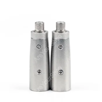 Areyourshop Sale 2 Pcs 3 Pin XLR Male To RCA Plug Female Jack Coaxial Adapter Metal Connectors
Areyourshop Sale 2 Pcs 3 Pin XLR Male To RCA Plug Female Jack Coaxial Adapter Metal Connectors