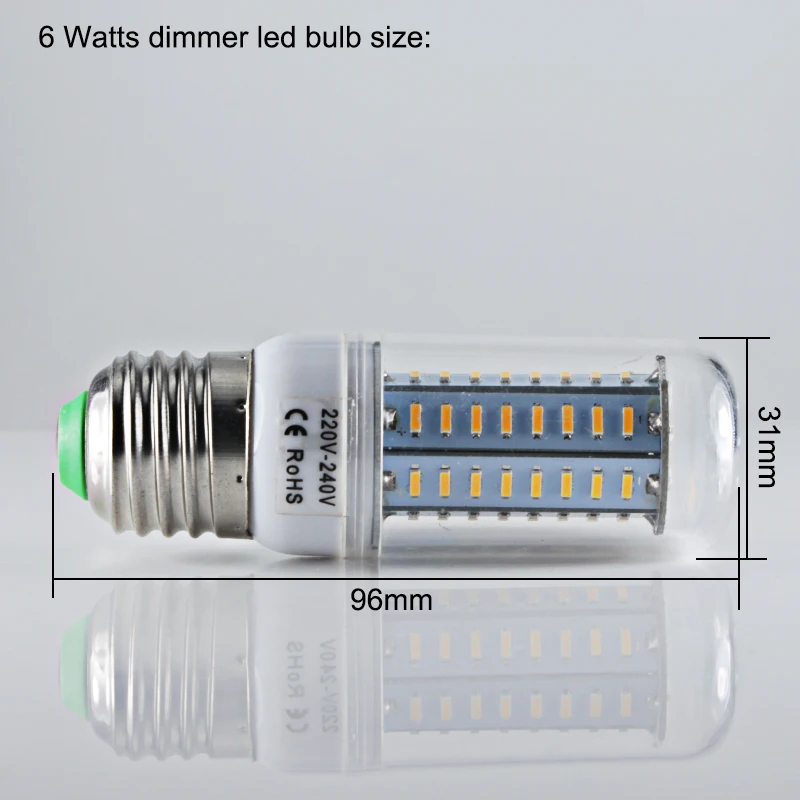 E27 6W dimmer light 8