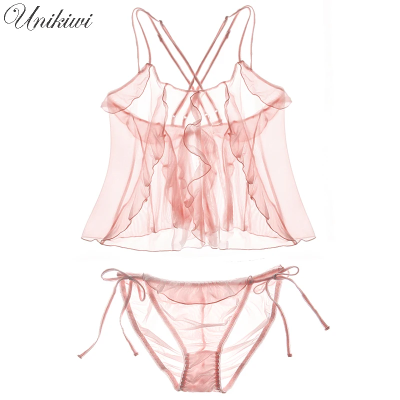 Women's Sexy Lingerie Pink Ruffles Camis+Briefs Two-pieces Pajama Sets.Ladies Lolita Nightgown Pajamas Suit.Sleepwear Loungewear
Women's Sexy Lingerie Pink Ruffles Camis+Briefs Two-pieces Pajama Sets.Ladies Lolita Nightgown Pajamas Suit.Sleepwear Loungewear