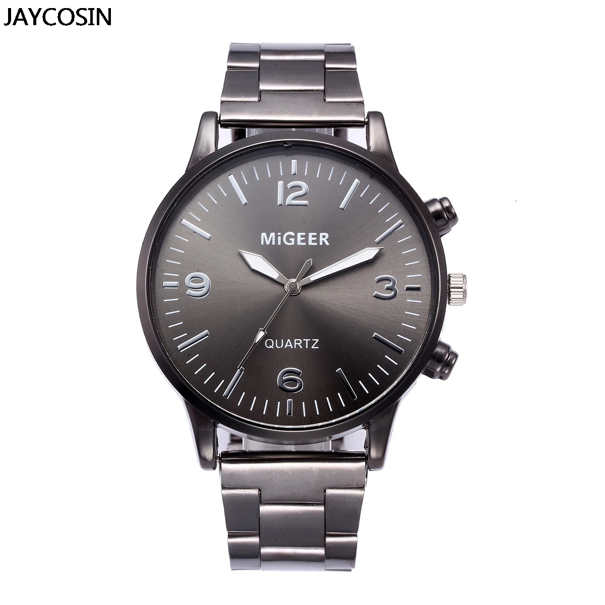 MiGEER Black Man Watch High Quality Stainless Steel Fashion Watch Business Watch Cool Clock Relogio Masculino for droshipping
MiGEER Black Man Watch High Quality Stainless Steel Fashion Watch Business Watch Cool Clock Relogio Masculino for droshipping