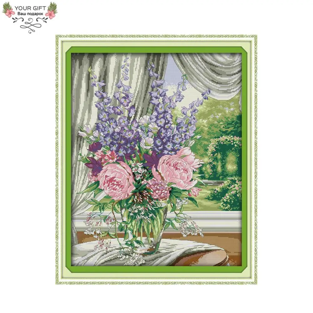 Joy Sunday H523(2) 14CT 11CT Counted and Stamped Home Decoration Window Vase (2) Cross Stitch kits
Joy Sunday H523(2) 14CT 11CT Counted and Stamped Home Decoration Window Vase (2) Cross Stitch kits