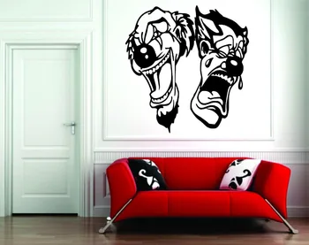 Happy Sad Clown Jester Joker Car Wall Decal Vinyl Sticker Decor 
Happy Sad Clown Jester Joker Car Wall Decal Vinyl Sticker Decor
