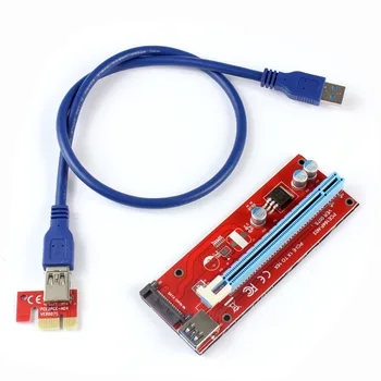 PCIE 1X to 16X Graphics Extension Cord SATA Power Supply Adapter Card for ETH Bitcoin Mining Device F21218
PCIE 1X to 16X Graphics Extension Cord SATA Power Supply Adapter Card for ETH Bitcoin Mining Device F21218