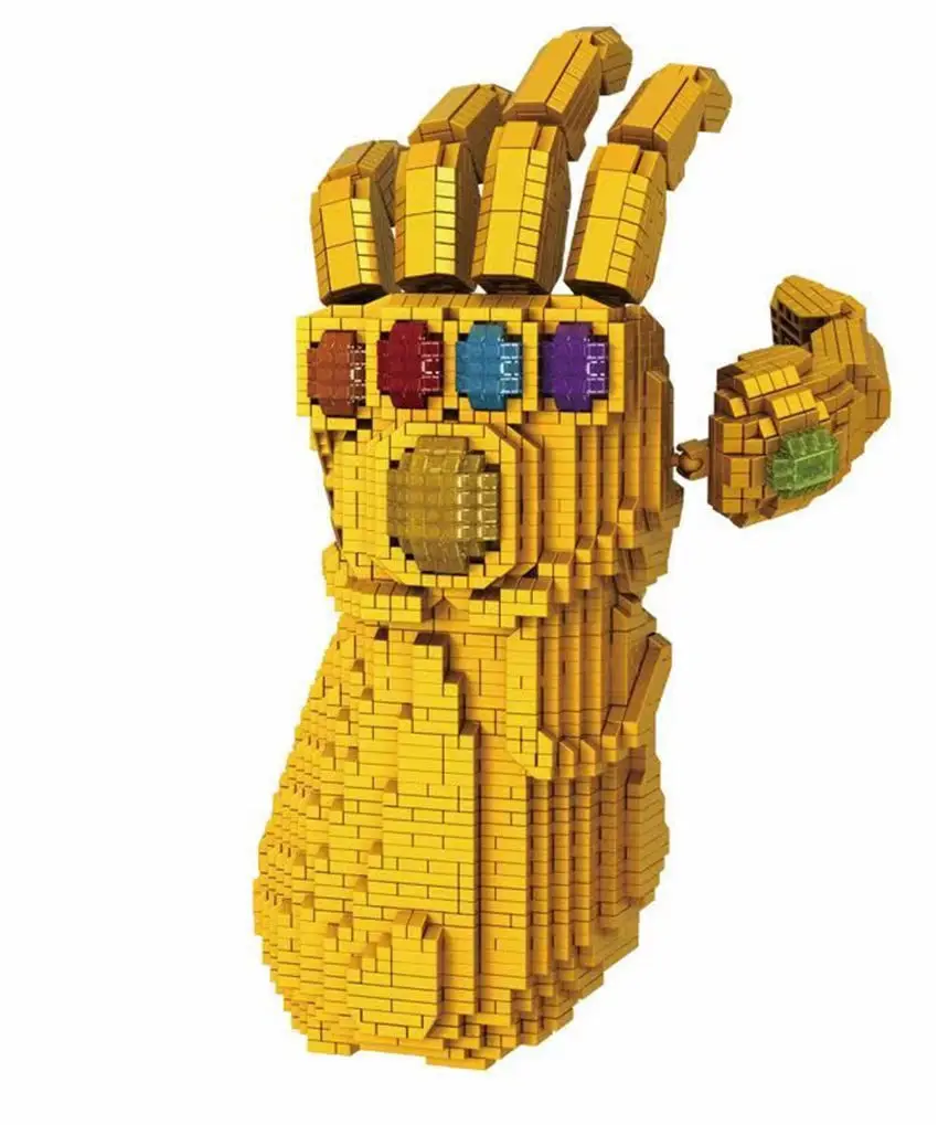 PZX New Creator series the Infinity Gauntlet Model golden block Building Blocks set classic big action Figure Toys for children
PZX New Creator series the Infinity Gauntlet Model golden block Building Blocks set classic big action Figure Toys for children