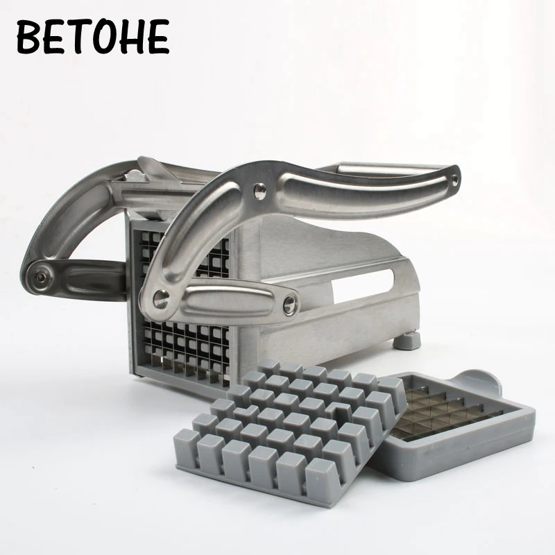 Stainless Steel French Fry potato strip cutter Potatoes chips cutting machine hand push Fries Chopper Slicer 8mm 10mm blade
Stainless Steel French Fry potato strip cutter Potatoes chips cutting machine hand push Fries Chopper Slicer 8mm 10mm blade