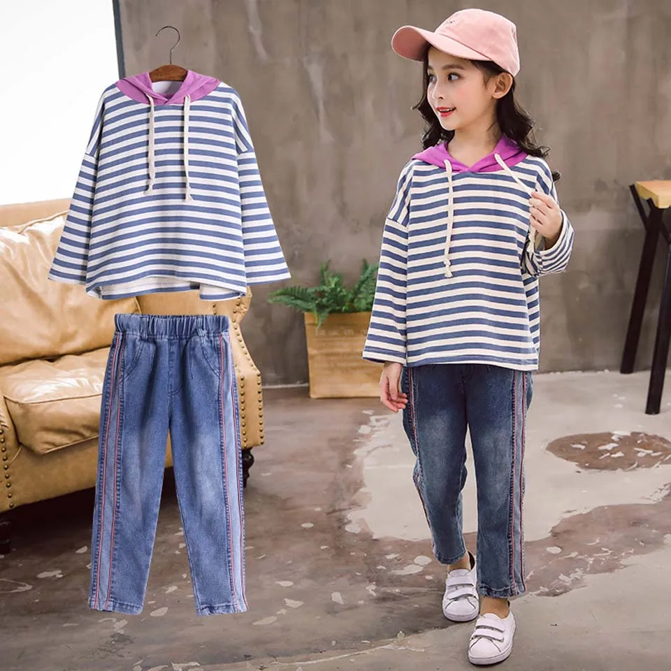 Kids Clothing Girls Set Active Children Clothing Sets Stripe Autumn Clothes Striped Pants + Blouse Long Sleeve Girls Clothes
Kids Clothing Girls Set Active Children Clothing Sets Stripe Autumn Clothes Striped Pants + Blouse Long Sleeve Girls Clothes