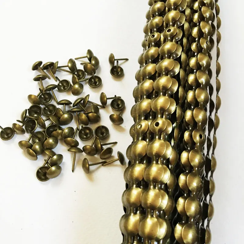 Sofa Upholstery Nail Strips 10meters 9.5mm11mm16mm Brass Nickel Bronze Decorative Nail Trims Tapes, Upholstery tacks
Sofa Upholstery Nail Strips 10meters 9.5mm11mm16mm Brass Nickel Bronze Decorative Nail Trims Tapes, Upholstery tacks