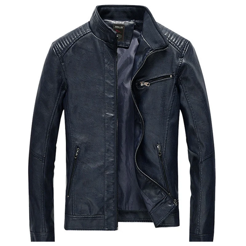 Autumn Best Selling Fashion PU Faux Leather Jacket Men Good Quality Casual Slim Mens Jacket Coat 195-1
Autumn Best Selling Fashion PU Faux Leather Jacket Men Good Quality Casual Slim Mens Jacket Coat 195-1