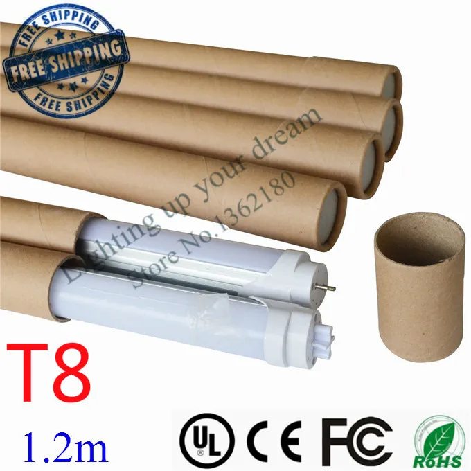 

25 PCS T8 Led Tube 1200mm 18W 20W 22W 4ft SMD2835 Bulbs Tubes Light Fluorescent COLD WARM WHITE AC 110V 220V 240V1.2M CE UL