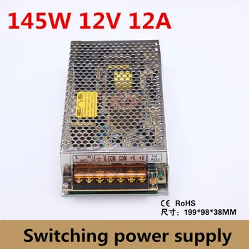 145W 12V 12A Power supplies Switching Power Supply Driver LED Strip light transformer Display AC110V-240V Input (S-145-12)
145W 12V 12A Power supplies Switching Power Supply Driver LED Strip light transformer Display AC110V-240V Input (S-145-12)