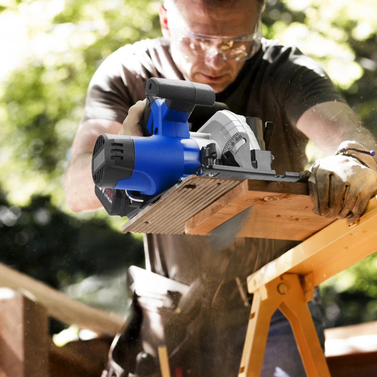 PROSTORMER Electric Saw Tool 20V Electric Circular Saw 165mm Blade For Wood 4000mAh Circular Saw Wood Cutter 55mm Cuttiing Depth
PROSTORMER Electric Saw Tool 20V Electric Circular Saw 165mm Blade For Wood 4000mAh Circular Saw Wood Cutter 55mm Cuttiing Depth