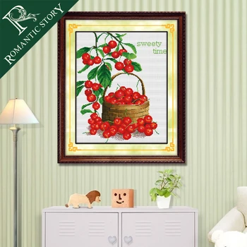 Romantic Story Sweet Time Fruit Home Decoration Painting Cross Stitch Needlework DMC DIY Printing Cross-Stitch Sets Embroidery
Romantic Story Sweet Time Fruit Home Decoration Painting Cross Stitch Needlework DMC DIY Printing Cross-Stitch Sets Embroidery