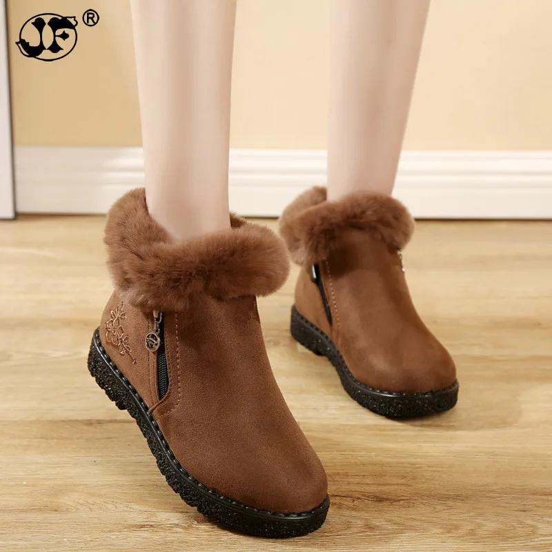 

Boots Winter Super Warm Snow Boots Women Suede Ankle Boots For Female Winter Shoes Botas Mujer Plush Booties Shoes Woman 896