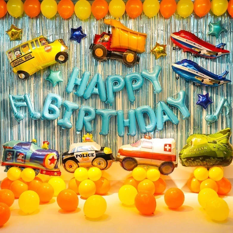 68pcs Fire Truck Car TrainAmbulance Globos Foil Balloons Happy Birthday Party Decorations Kids Balls Children's Day Party Decor
68pcs Fire Truck Car TrainAmbulance Globos Foil Balloons Happy Birthday Party Decorations Kids Balls Children's Day Party Decor