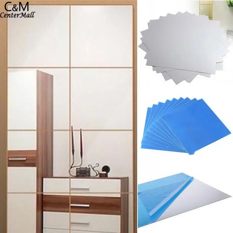 Tile 9pcs DIY Stickers Mosaic Decal Mirror Square Decorations wall paper 3D wallpaper home decor
Tile 9pcs DIY Stickers Mosaic Decal Mirror Square Decorations wall paper 3D wallpaper home decor