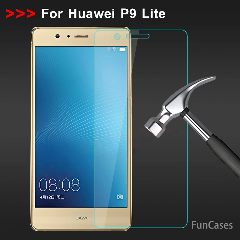 Закаленное стекло для Huawei P9 Lite защита экрана 9H 2.5D усиленная Защитная пленка