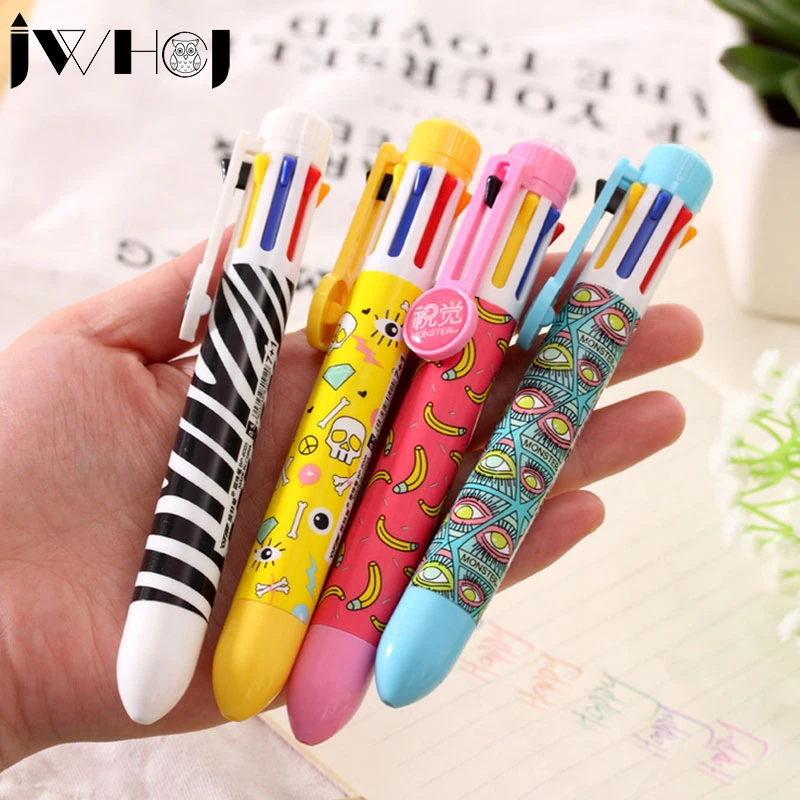 1 pcs Visual Monster 8 in 1 colored ballpoint pen kawaii stationery canetas material escolar office school supplies
1 pcs Visual Monster 8 in 1 colored ballpoint pen kawaii stationery canetas material escolar office school supplies