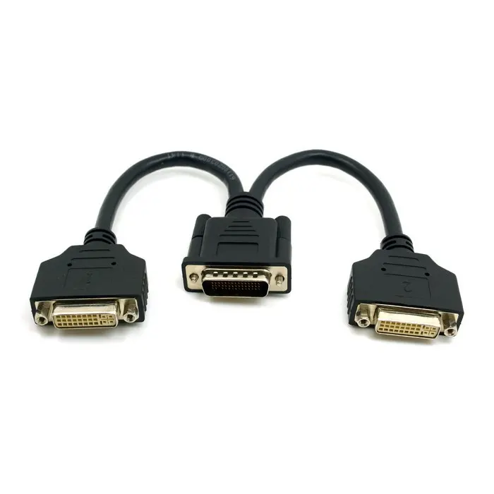 Cablecc DMS-59 Male to Dual DVI 24+5 Female Female Splitter Extension Cable for Graphics Cards & Monitor
Cablecc DMS-59 Male to Dual DVI 24+5 Female Female Splitter Extension Cable for Graphics Cards & Monitor
