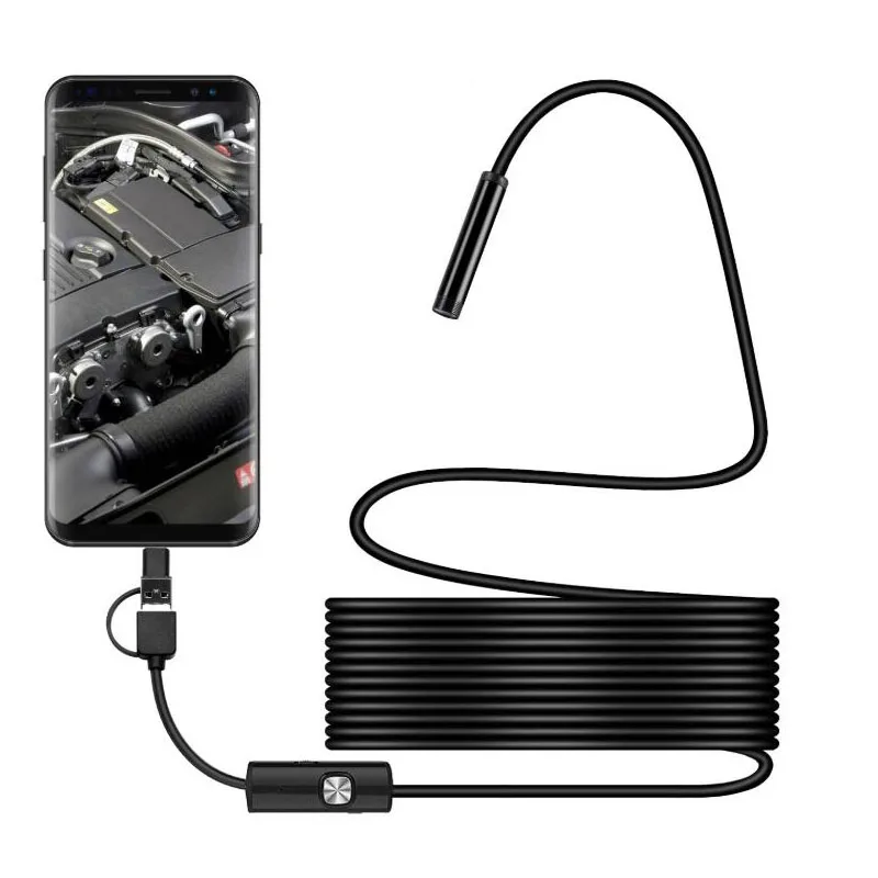 7mm usb three-in-one industrial endoscope pipe endoscope magnifier electron microscope for Android mobile phone
7mm usb three-in-one industrial endoscope pipe endoscope magnifier electron microscope for Android mobile phone