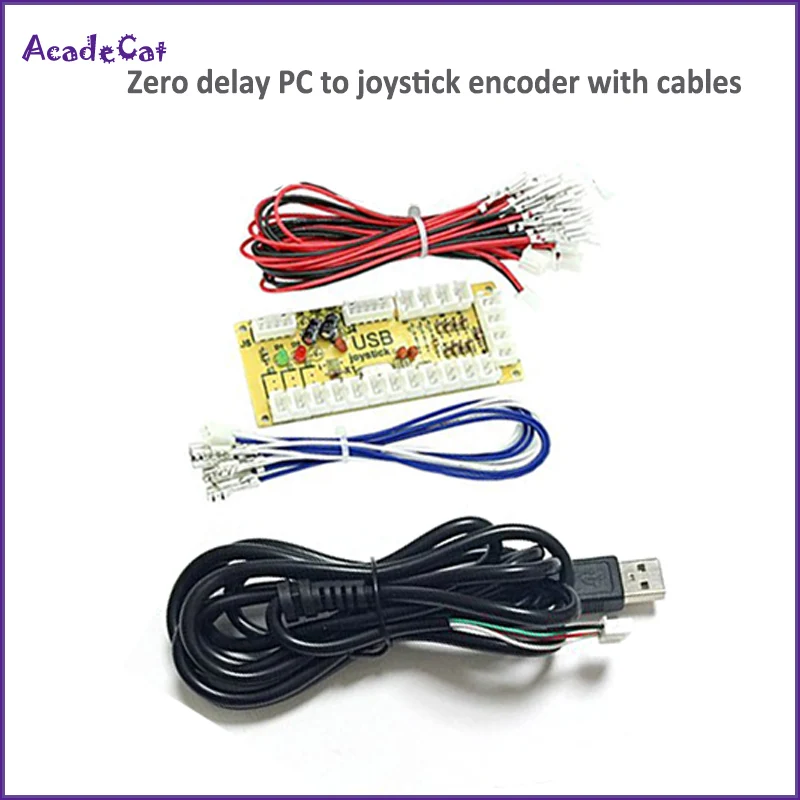 Free shipping Zero Delay PC Game USB joystick Encoder controller PCB with wire DIY MAME/PC fighting joystick Raspberry Pi kits
Free shipping Zero Delay PC Game USB joystick Encoder controller PCB with wire DIY MAME/PC fighting joystick Raspberry Pi kits