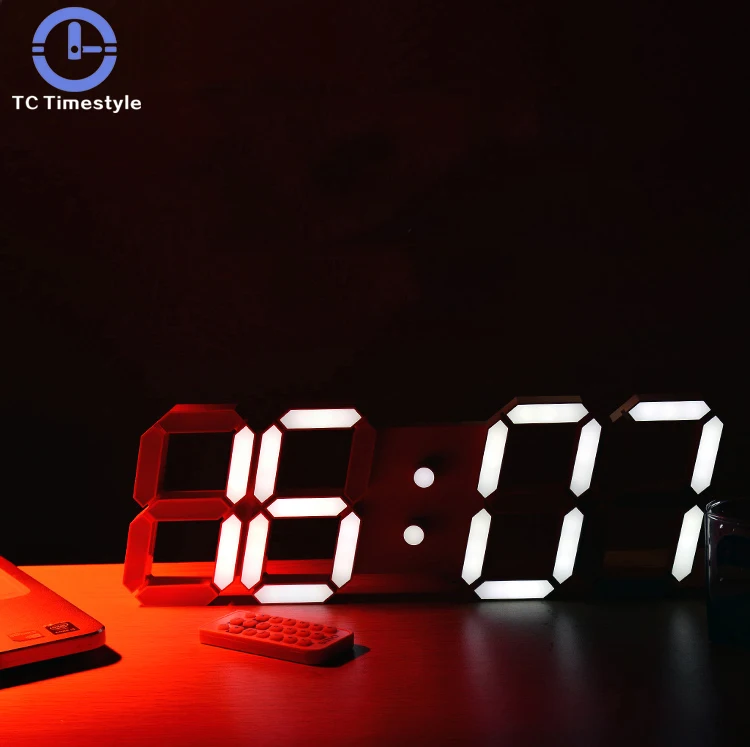 Creative Large Size 3D LED Desk Digital Electronic Alarm Clock Living Room Clock Temperature Display Automatic Light Sensor
Creative Large Size 3D LED Desk Digital Electronic Alarm Clock Living Room Clock Temperature Display Automatic Light Sensor