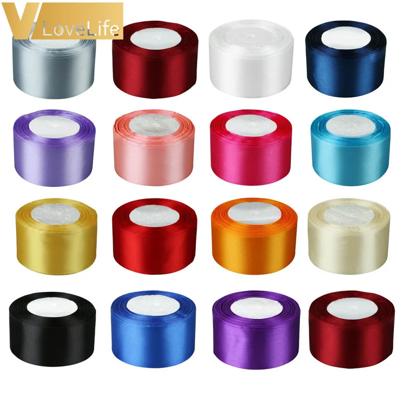 25 yards /Roll 50mm Satin Ribbon DIY Bow Craft Gift Wrap Wedding Party Xmas Decoration Webbing Crafts Gift Packing Belt 
25 yards /Roll 50mm Satin Ribbon DIY Bow Craft Gift Wrap Wedding Party Xmas Decoration Webbing Crafts Gift Packing Belt