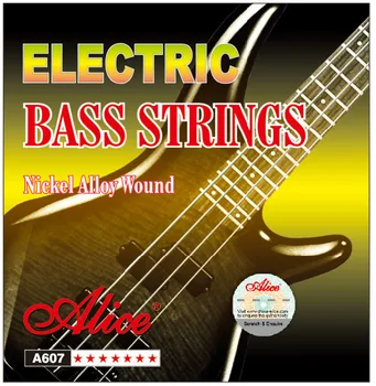 

10 Sets Alice A607(4)-M Steel Core Nickel Alloy Wound Electric Bass 4 Strings (.045 .065 .085 .105) inch