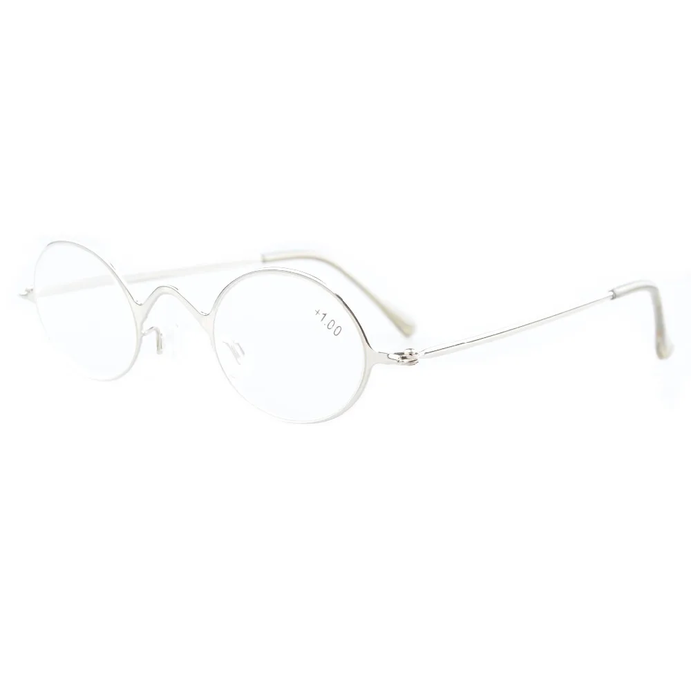 R15024 очки для чтения из нержавеющей стали в винтажном стиле + 0 00 4 00|reading glasses|reading