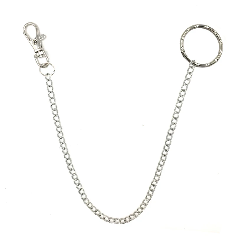 43cm Long Metal Wallet Belt Chain Rock Punk Trousers Hipster Pant Jean Keychain Silver Ring Clip Keyring Men's HipHop Jewelry
43cm Long Metal Wallet Belt Chain Rock Punk Trousers Hipster Pant Jean Keychain Silver Ring Clip Keyring Men's HipHop Jewelry