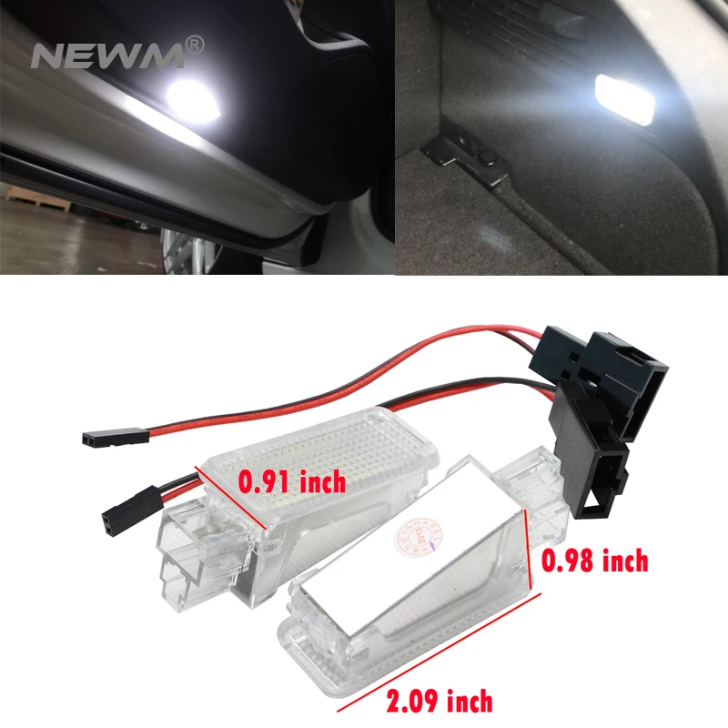 2Pcs 12V Car LED Courtesy Door Projector Light For Audi A3/A4/A6/V W/Skoda Foot Nest Lights Ghost Shadow Light Lamp 6500K White
2Pcs 12V Car LED Courtesy Door Projector Light For Audi A3/A4/A6/V W/Skoda Foot Nest Lights Ghost Shadow Light Lamp 6500K White