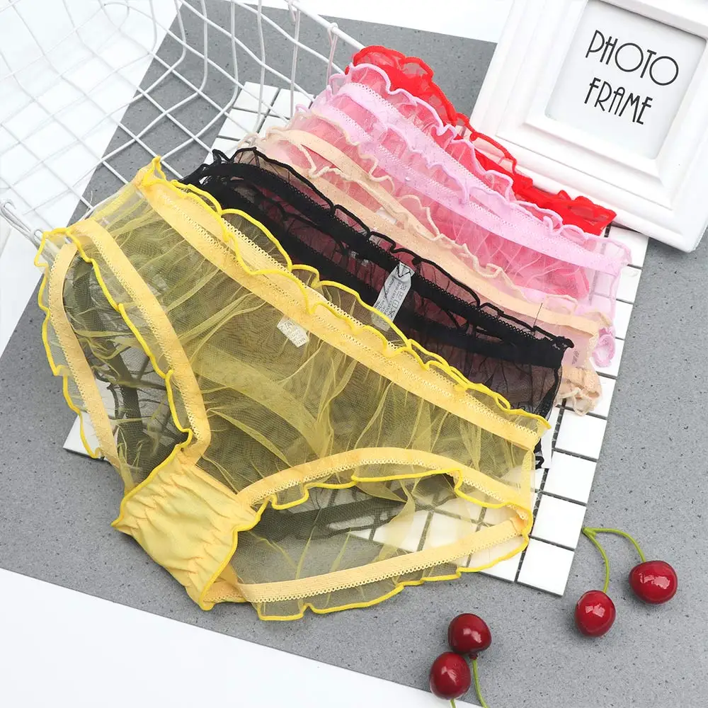 Hot Sale Women Sexy Panties Lace Thongs Ultra-thin mesh Transparent Sexy Bragas Mujer Women's Soft Briefs Panty Underwear
Hot Sale Women Sexy Panties Lace Thongs Ultra-thin mesh Transparent Sexy Bragas Mujer Women's Soft Briefs Panty Underwear