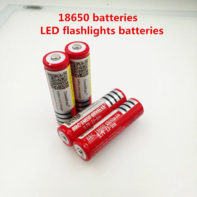 4pcs 18650 battery 3.7V 4800mAh rechargeable liion battery for Led flashlight Torch batery litio battery+ Free Shipping
4pcs 18650 battery 3.7V 4800mAh rechargeable liion battery for Led flashlight Torch batery litio battery+ Free Shipping