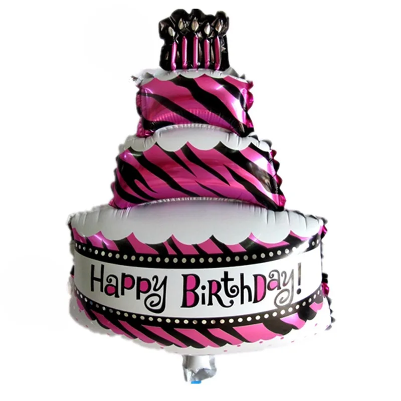 Birthday Cake balloons Shaped aluminum balloons with hanging holes lanyard birthday balloon party decoration
Birthday Cake balloons Shaped aluminum balloons with hanging holes lanyard birthday balloon party decoration