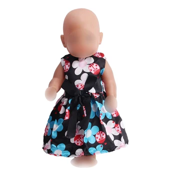 Doll clothes black Printed evening dress has many styles fit 43 cm baby dolls and 18 inch Girl dolls f206
Doll clothes black Printed evening dress has many styles fit 43 cm baby dolls and 18 inch Girl dolls f206