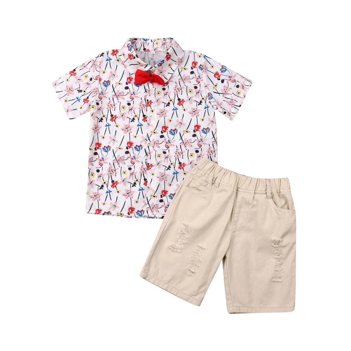 2Pcs Newborn Kids Baby Boys Floral Tops Short Sleeve Turn Down shirt Short Hole Solid Pants Outfits Casual Clothes Setset
2Pcs Newborn Kids Baby Boys Floral Tops Short Sleeve Turn Down shirt Short Hole Solid Pants Outfits Casual Clothes Setset