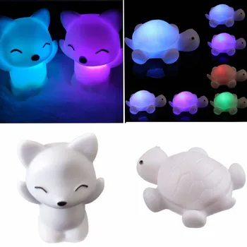 Colorful LED fox night light vinyl material button battery home lighting purchasing wholesale #4JY18
Colorful LED fox night light vinyl material button battery home lighting purchasing wholesale #4JY18