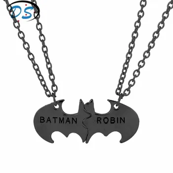 Pair Necklace for Women Men's Fashion Accessories Batman 3D Bat Necklace Link Chain Choker Necklace Valentine's Day Gifts
Pair Necklace for Women Men's Fashion Accessories Batman 3D Bat Necklace Link Chain Choker Necklace Valentine's Day Gifts