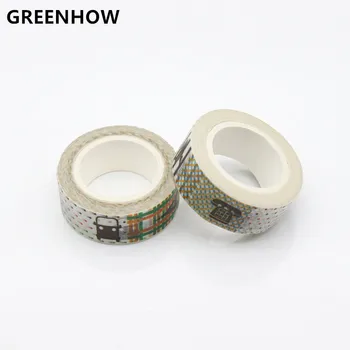 GREENHOW 1 PCS DIY Japanese Paper Washi Tape Car Cute Masking Tapes Adhesive Tapes Stickers Decorative Stationery Tape 2267
GREENHOW 1 PCS DIY Japanese Paper Washi Tape Car Cute Masking Tapes Adhesive Tapes Stickers Decorative Stationery Tape 2267