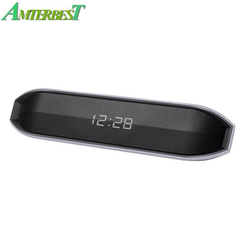 AMTERBEST Y-03 Bluetooth Speaker Support TF Card AUX FM Radio with LED Clock Display Portable Wireless Loudspeaker For Phone
AMTERBEST Y-03 Bluetooth Speaker Support TF Card AUX FM Radio with LED Clock Display Portable Wireless Loudspeaker For Phone