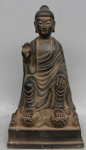 JP S0524 9" Tibet Buddhism Bronze Northern Wei Shakyamuni Amitabha Buddha Bowl Statue (B0328)
JP S0524 9" Tibet Buddhism Bronze Northern Wei Shakyamuni Amitabha Buddha Bowl Statue (B0328)