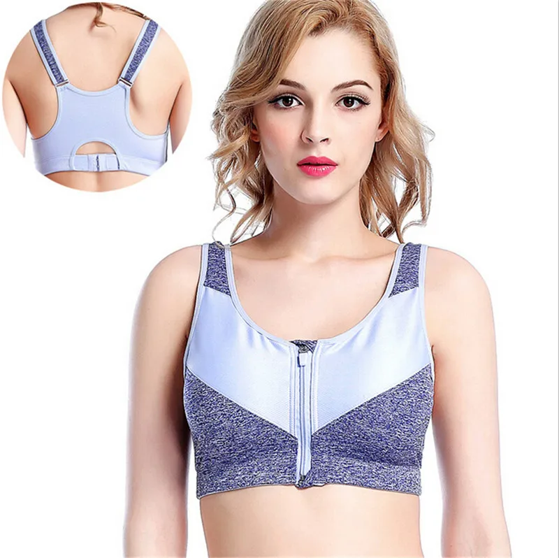 High Quality Zipper Sexy Full Cup push up Bra Padded Stretch Bras Compression Underwear Women Bras Racerback Push up Crop Top 
High Quality Zipper Sexy Full Cup push up Bra Padded Stretch Bras Compression Underwear Women Bras Racerback Push up Crop Top