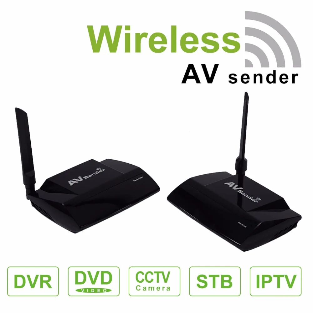 

Professional PAT-580 5.8GHz Wireless AV Sender TV Audio Video Sender Transmitter Receiver for DVD DVR STB IPTV