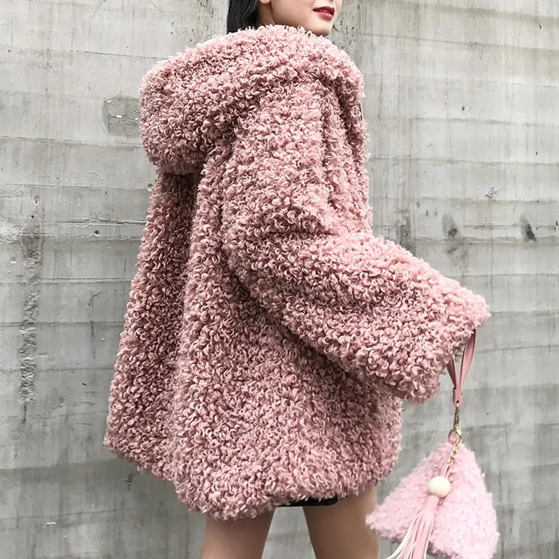 Solid Hooded Women Faux Fur Coats And Jackets 2018 Winter Thick Warm Shaggy Fur Coats Women Outwear Slim Fit Overcoat cwf0057-5
Solid Hooded Women Faux Fur Coats And Jackets 2018 Winter Thick Warm Shaggy Fur Coats Women Outwear Slim Fit Overcoat cwf0057-5